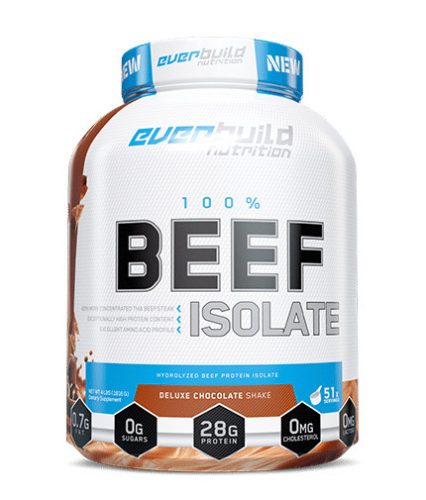 EverBuild Nutrition 100% Beef Isolate 908 g / 1816 g - 1816, Chocolate - Marhafehérje izolátum