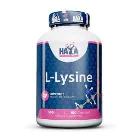 Haya Labs - L-Lysine 500mg. / 100 Vcaps