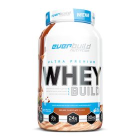   EverBuild Nutrition - Ultra Premium WHEY BUILD 454 g / 908 g / 2270 g - 908, Mocha Cappuccino Shake - Tejsavó fehérje koncentrátum