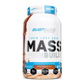   EverBuild Nutrition MASS BUILD 908 g / 2724 g / 5448 g - 908, Chocolate - Izomtömegnövelő, Csoki