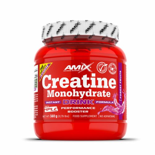  Amix Nutrition - Creatine monohydrate Powder Drink 360g Forest fruit - Ízesített kreatin, Erdeigyümölcs