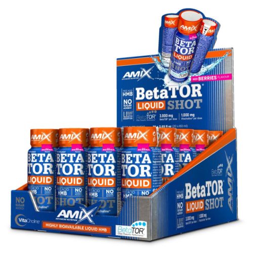 AMIX Nutrition - BetaTOR LIQUID SHOT 20 x 60ml - red berries