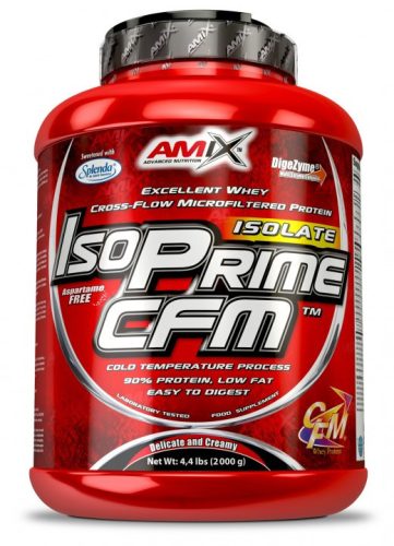AMIX Nutrition - IsoPrime CFM® Isolate 1000g/2000g - 1000, banana - Tejsavó Fehérje Izolátum, banán