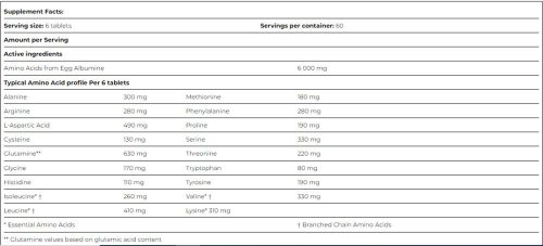 AMIX Nutrition - EGG Amino 6000 360 tbl - Aminosav tabletta