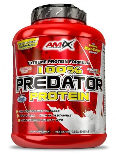 AMIX Nutrition - PREDATOR® Protein 2000 g / 4000 g - 2000, Strawberry