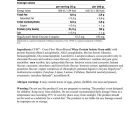   AMIX Nutrition - IsoPrime CFM® Isolate 1000g/2000g - 1000, pinacolada - Tejsavó Fehérje Izolátum