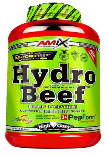 AMIX Nutrition - Hydro Beef Protein High Class Proteins 1000g Moca Chocolate Coffee - Marhafehérje, kávé-csoki