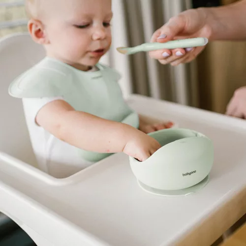 BabyOno elõke szilikon állítható menta 1639/03
