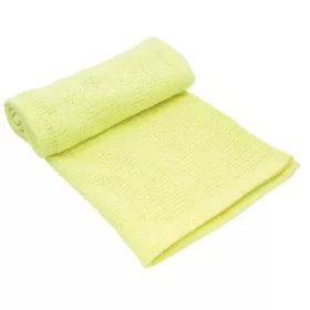 Kikkaboo takaró kötött aprómintás 70x100cm sárga