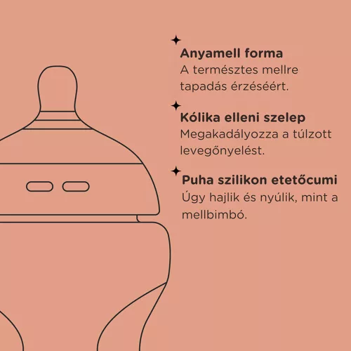 Tommee Tippee cumisüveg Natural Start 3x150 ml