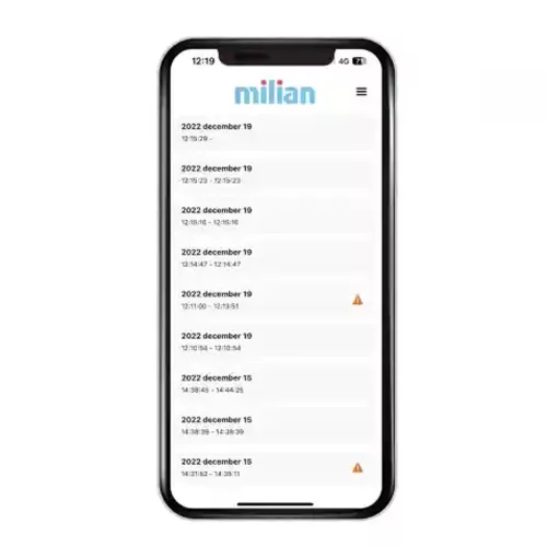 Milian légzésfigyelõ Lite Bluetooth 2db érzékelõlappal
