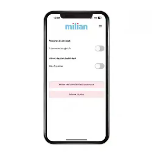 Milian légzésfigyelõ Lite Bluetooth 2db érzékelõlappal