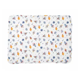 Soffi Baby takaró muszlin dupla bolygók 70x90cm