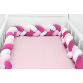   Scamp rácsvédõ fonott 210cm Fehér-Rózsaszín-Pink RFT010 210CM