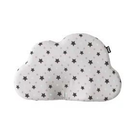   Zopa párna babáknak - laposfejûség elleni memóriahabos ergonomikus Felhõ alakú Pink stars