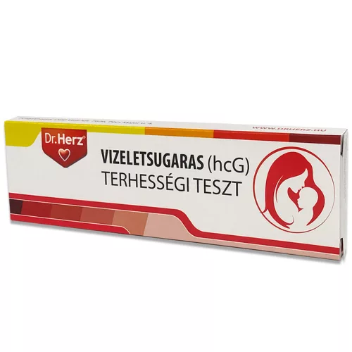 Dr. Herz Vizeletsugaras(10 mIU/ml hcG) terhességi teszt /EP kártyára adható/