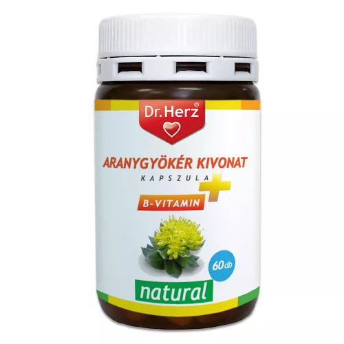 Dr. Herz Aranygyökér + B vitamin kapszula 60db   (Lejárat: 24/09)