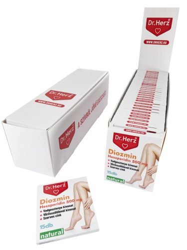 Bliszter DR Herz Diosmin Hesperidin 500 mg 15 db kapszula displayben