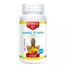 Dr. Herz Ananász Papaya kapszula 60 db