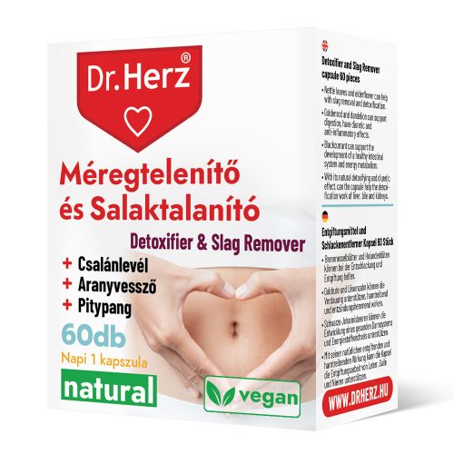 DR Herz Méregtelenítő és Salaktalanító  60 db kapszula doboz
