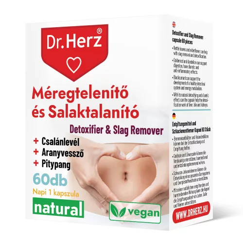 DR Herz Méregtelenítő és Salaktalanító  60 db kapszula doboz