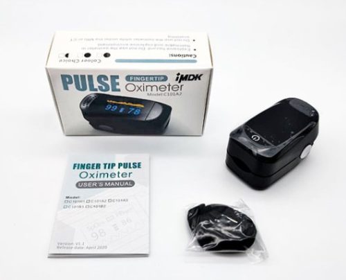 Professzionális véroxigénmérő és pulzusmérő OLED kijelzővel Pulzoximéter SpO2 IMDK