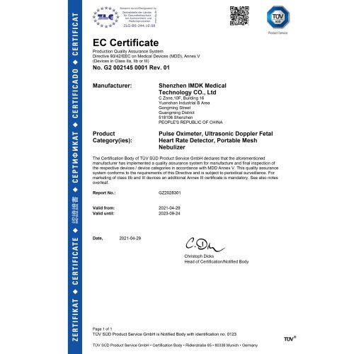 IMDK hordozható ultrahangos MESH inhalátor