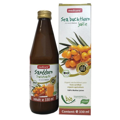 Medicura Homoktövis 100% Bio gyümölcslé 330ml