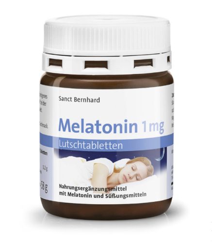 Sanct Bernhard Melatonin 1mg rágótabletta 120db