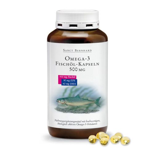 Sanct Bernhard Omega-3 Halolaj kapszula 400 db