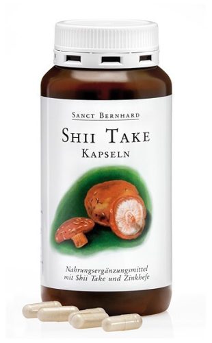 Sanct Bernhard Shiitake+Cink kapszula 180db