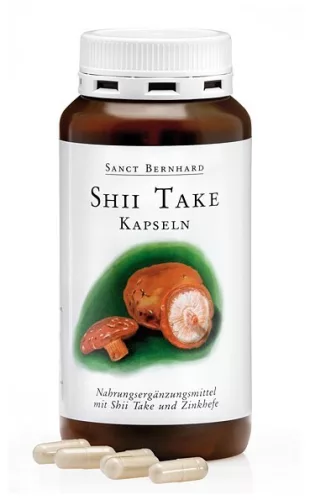 Sanct Bernhard Shiitake+Cink kapszula 180db