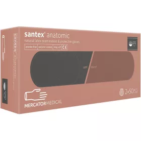   Santex® anatomic púdermentes latex vizsgáló kesztyű púderes 6 XS