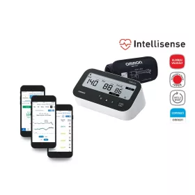   OMRON M4 Connect AFib felkaros okos-vérnyomásmérő Bluetooth adatátvitellel HEM-7196T1-FLE