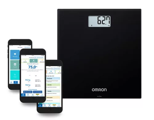OMRON HN-300T2 Intelli IT okos személymérleg - fekete