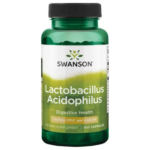 Swanson Lactobacillus acidophilus 1 mrd CFU/kapszula 100 kapszula