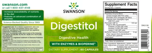 Swanson Digestitol 60 kapszula