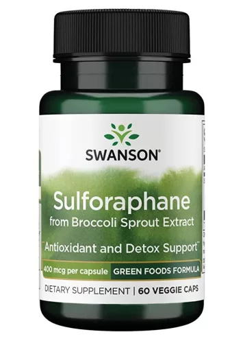 Swanson SULFORAPHANE from Broccoli 400 mcg 60 kapszula