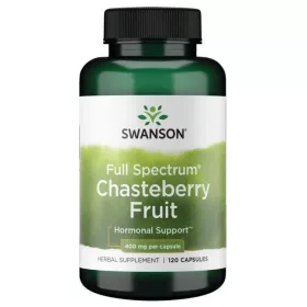   Swanson Chastberry Fruit (Barátcserje gyümölcs) 400mg 120 kapszula