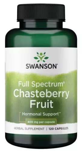 Swanson Chastberry Fruit (Barátcserje gyümölcs) 400mg 120 kapszula