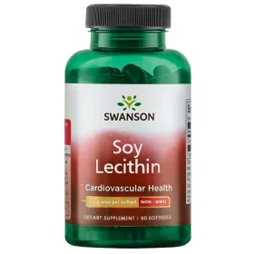   Swanson Soy Lecithin (Szója lecitin) 1200mg 90 lágyzselatin kapszula
