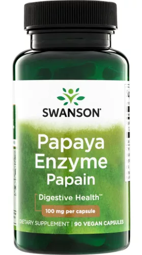 Swanson Papaya Enzim Papain 100mg 60 kapszula