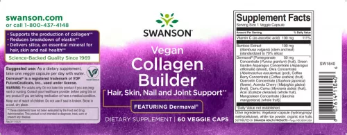 Swanson Vegan Collagén Builder 60 vegán kapszula