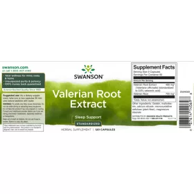 Swanson Valerian Root Extract 200mg 120 kapszula