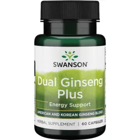 Swanson Dual Ginseng Plus 60 kapszula