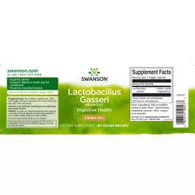   Swanson Lactobacillus Gasseri 3 milliárd CFU 60 növényi kapszula