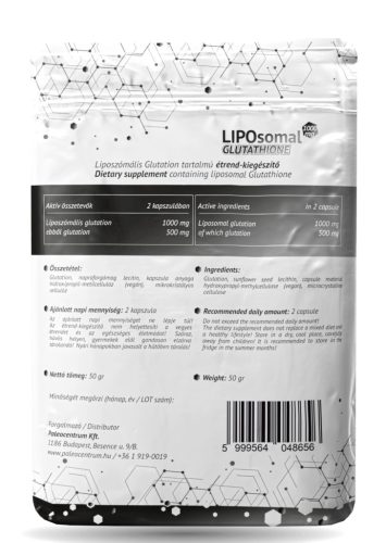 Paleolit LIPOsomal Glutathione 500mg 60db kapszula