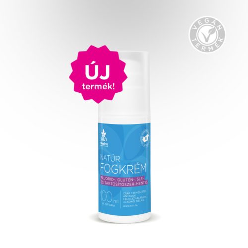 WTN Natúr fogkrém 100ml Fluorid-, Glutén -, SLS-, és tartósítószer-MENTES