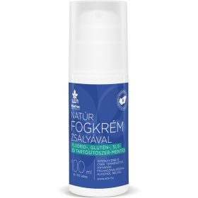   WTN Natúr fogkrém zsályával 100ml Fluori d, Glutén, SLS, és tartósítószer-MENTES