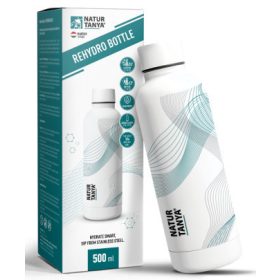   Natur Tanya® ReHydro palack - duplafalú, 304-es nemesacél vizes kulacs, 500ml-es